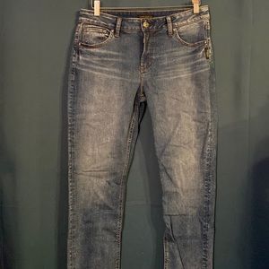 Silver Avery Straight Blue Jeans